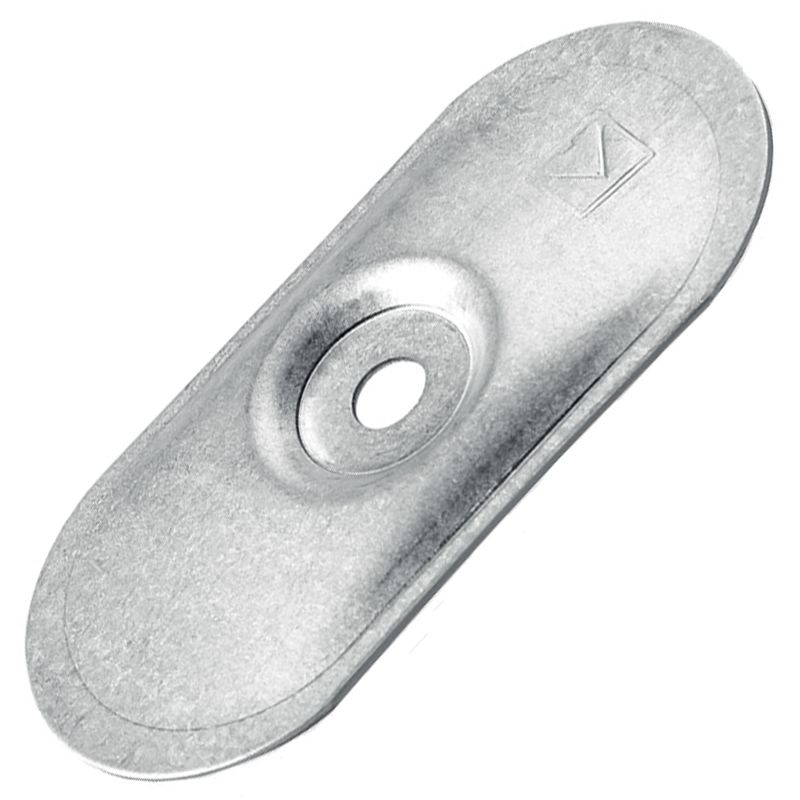 SZIG.TARTÓ TÁNYÉR-OVÁL FÉM D82*40*0,8 D7 furattal IMPORT SZIGETELŐANYAG RÖGZÍTÉS