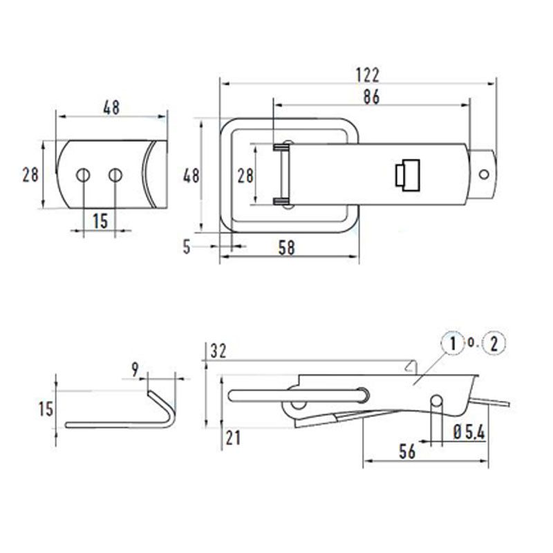 BÉKAZÁR(PATENTZÁR) 4/80 HG. RUGÓS KIVITEL ELLENDARABBAL GOEBEL 4/80F LÁDAVASALAT BÉKAZÁR(PATENTZÁR) 4/80 HG. RUGÓS KIVITEL ELLENDARABBAL GOEBEL 4/80F LÁDAVASALAT