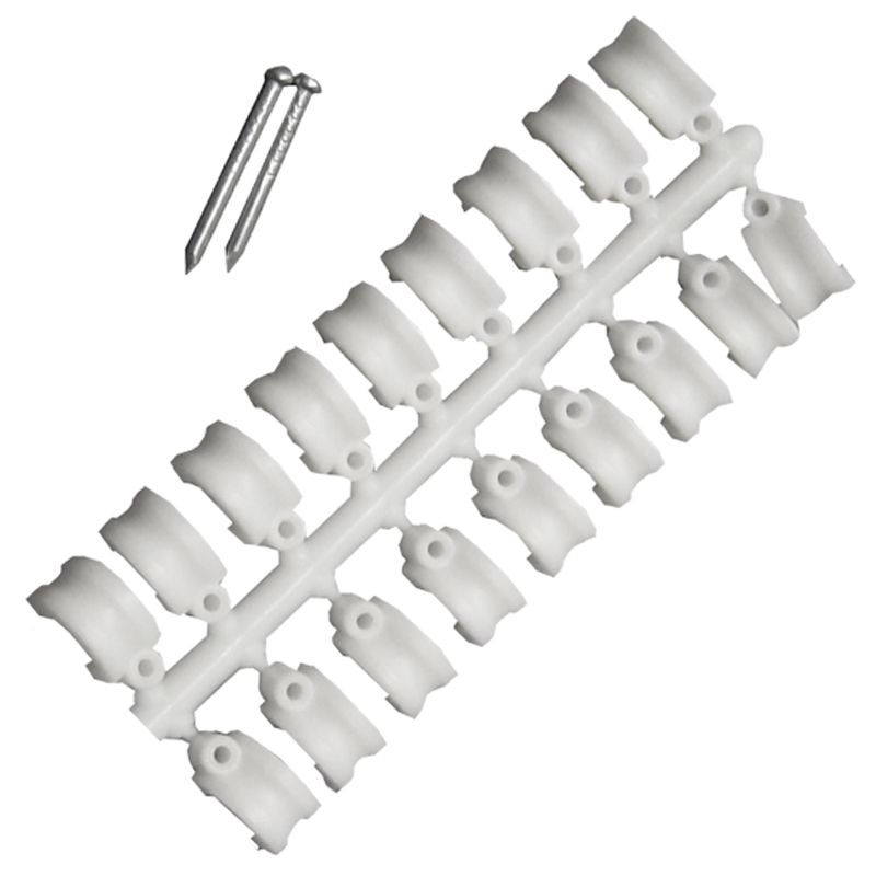 KÁBELRÖGZÍTŐ BILINCS D08 MŰANYAG 1db SZEGGEL(18db/CSOM) MAGYAR KÁBELRÖGZÍTŐ BILINCS D08 MŰANYAG 1db SZEGGEL(18db/CSOM) MAGYAR