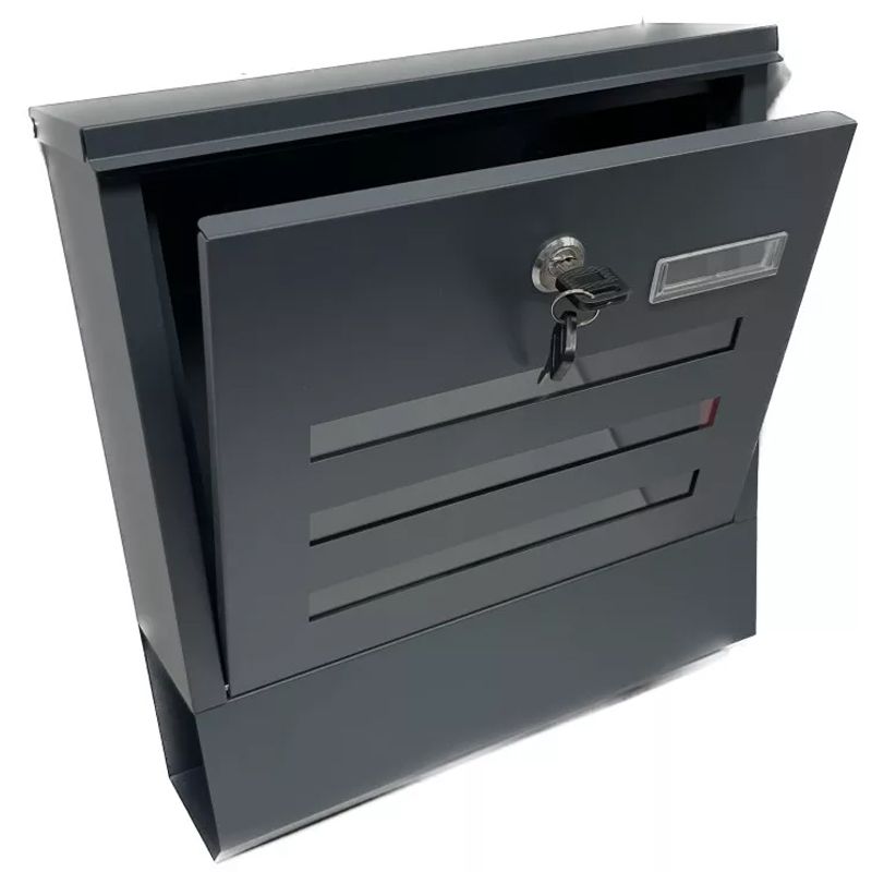 POSTALÁDA KÜLTÉRI 33.5*10*30.5 SZÓRÓLAPTARTÓS ANTRACIT IMPORT MELBA MD004A POSTALÁDA, LEVÉLBEDOBÓ POSTALÁDA KÜLTÉRI 33.5*10*30.5 SZÓRÓLAPTARTÓS ANTRACIT IMPORT MELBA MD004A POSTALÁDA, LEVÉLBEDOBÓ