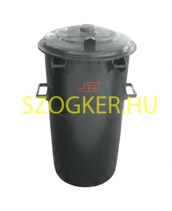 SZEMÉTGYŰJTŐ 110L MŰANYAG SZÜRKE (FEKETE) KEREK ALAKÚ MAGYAR ECO HULLADÉKGYŰJTÉS SZEMÉTGYŰJTŐ 110L MŰANYAG SZÜRKE (FEKETE) KEREK ALAKÚ MAGYAR ECO HULLADÉKGYŰJTÉS