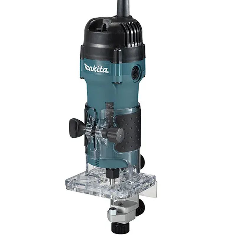 MAKITA 3711 ÉLMARÓ 530W BEFOGÁS 06mm ÁTLÁTSZÓ VEZ.TALP MAKITA 3711 ÉLMARÓ 530W BEFOGÁS 06mm ÁTLÁTSZÓ VEZ.TALP