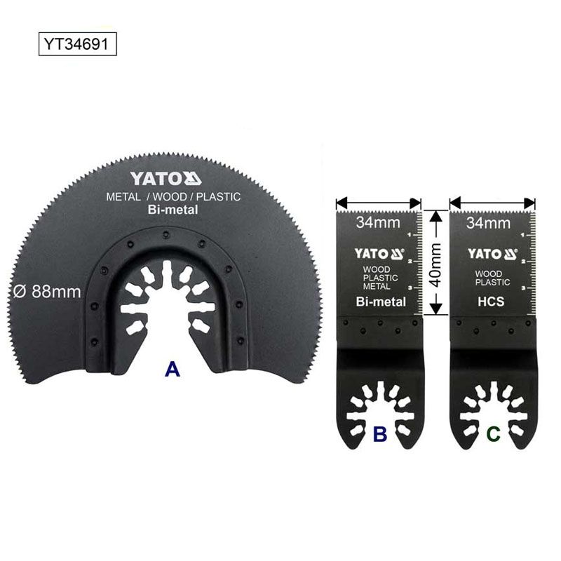 YATO 34691 TARTOZÉK KÉSZLET MULTIFUNKCIÓS KISGÉPHEZ TARTOZÉKOK YATO 34691 TARTOZÉK KÉSZLET MULTIFUNKCIÓS KISGÉPHEZ TARTOZÉKOK