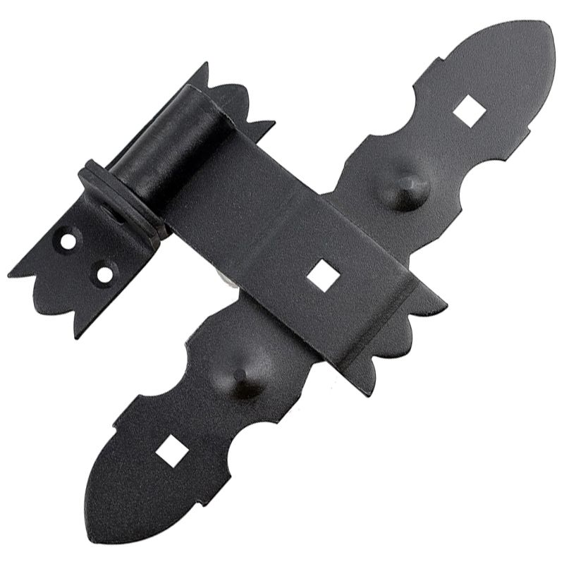 KÖZÉPPÁNT KAPUHOZ DÍSZES FEKETE FA AJTÓHOZ 260x150mm KAPRYS-MET 3179 KAPUVASALAT KÖZÉPPÁNT KAPUHOZ DÍSZES FEKETE FA AJTÓHOZ 260x150mm KAPRYS-MET 3179 KAPUVASALAT