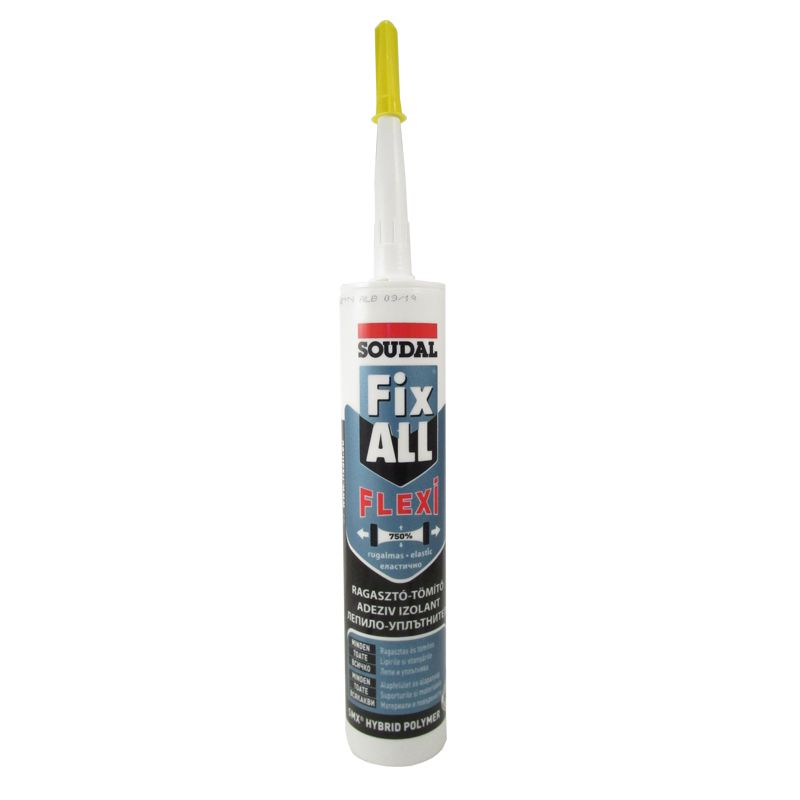 RAGASZTÓ ÉPÍTÉSI 290ML FIX-ALL FLEXI CLASSIC FEHÉR SOUDAL 111715 RAGASZTÁSTECHNIKA RAGASZTÓ ÉPÍTÉSI 290ML FIX-ALL FLEXI CLASSIC FEHÉR SOUDAL 111715 RAGASZTÁSTECHNIKA
