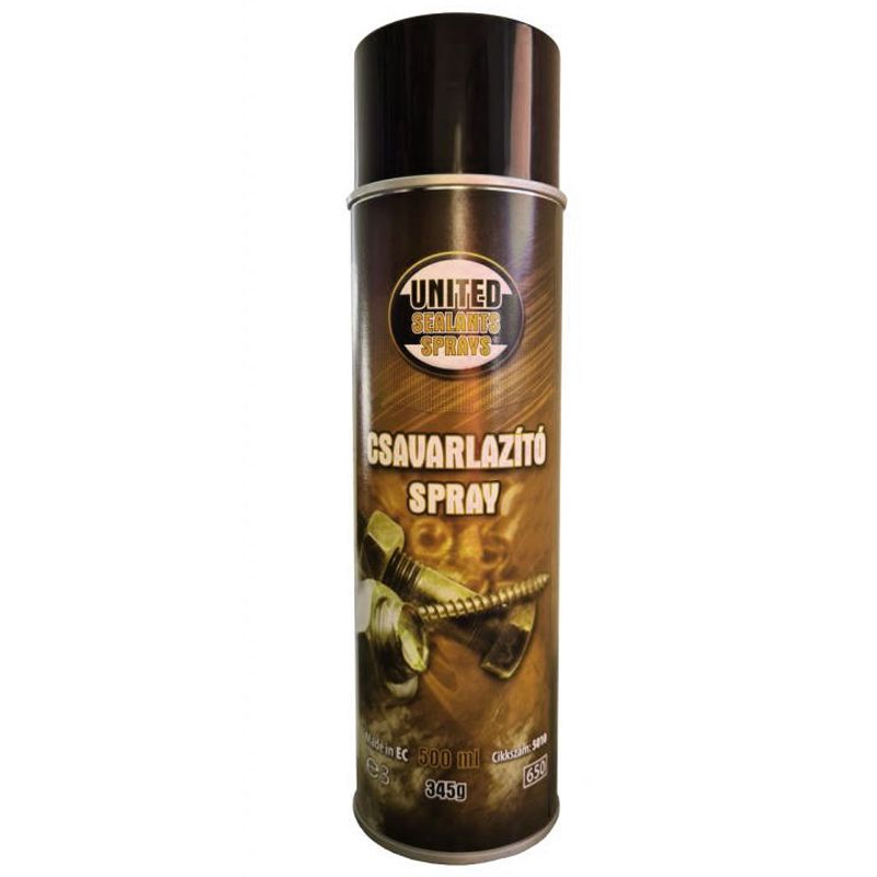 CSAVARLAZÍTÓ SPRAY 500ML UNITED SPRAYS 5010 SZERELÉSI, KARBANTARTÁSI ANYAG CSAVARLAZÍTÓ SPRAY 500ML UNITED SPRAYS 5010 SZERELÉSI, KARBANTARTÁSI ANYAG