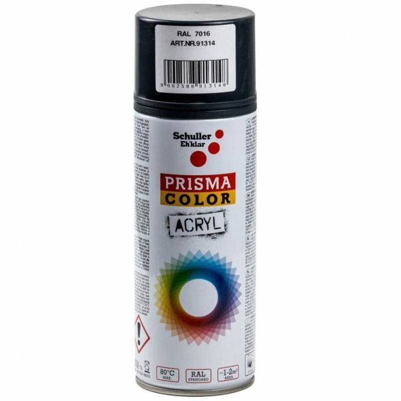 ANTRACITSZÜRKE FESTÉK SPRAY 400ML RAL 7016 PRISMA COLOR SZERELÉSI, KARBANTARTÁSI ANYAG ANTRACITSZÜRKE FESTÉK SPRAY 400ML RAL 7016 PRISMA COLOR SZERELÉSI, KARBANTARTÁSI ANYAG
