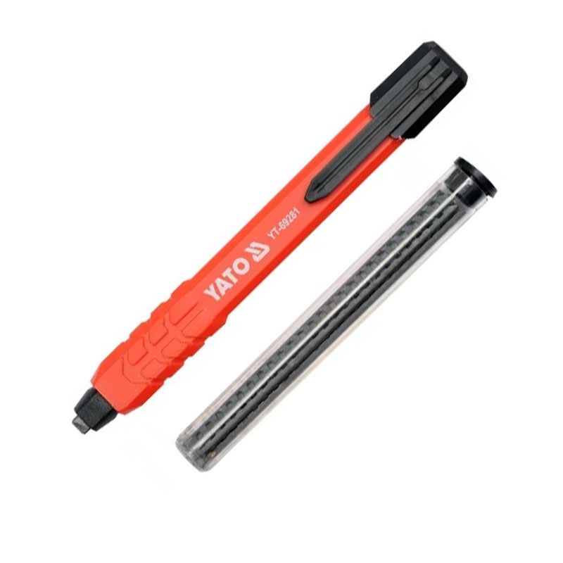 YATO 69281 ÁCSCERUZA+5DB FEKETE BETÉT JELÖLŐ ESZKÖZÖK YATO 69281 ÁCSCERUZA+5DB FEKETE BETÉT JELÖLŐ ESZKÖZÖK