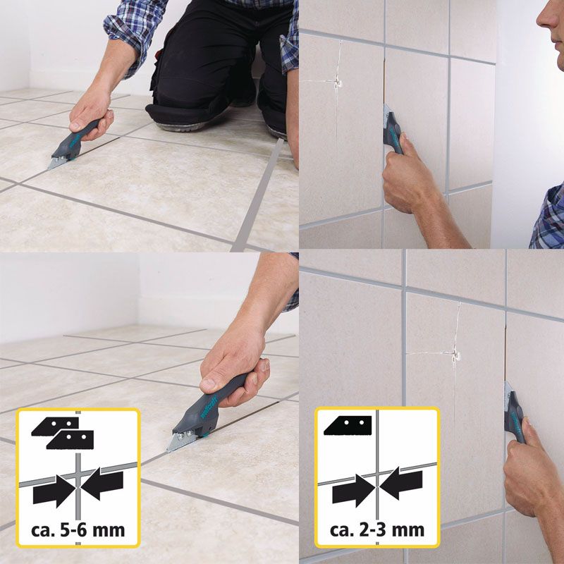 WOLFCRAFT 5570000 FUGAKAPARÓ 2-6mm 2 PENGÉVEL ÉPÍTŐIPARI SZERSZÁMOK WOLFCRAFT 5570000 FUGAKAPARÓ 2-6mm 2 PENGÉVEL ÉPÍTŐIPARI SZERSZÁMOK