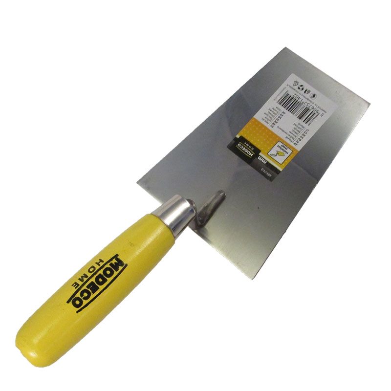 MODECO 74023 KŐMŰVES KANÁL 16cm INOX SZÉLES KIVITEL FA MARKOLATTAL ÉPÍTŐIPARI SZERSZÁMOK MODECO 74023 KŐMŰVES KANÁL 16cm INOX SZÉLES KIVITEL FA MARKOLATTAL ÉPÍTŐIPARI SZERSZÁMOK