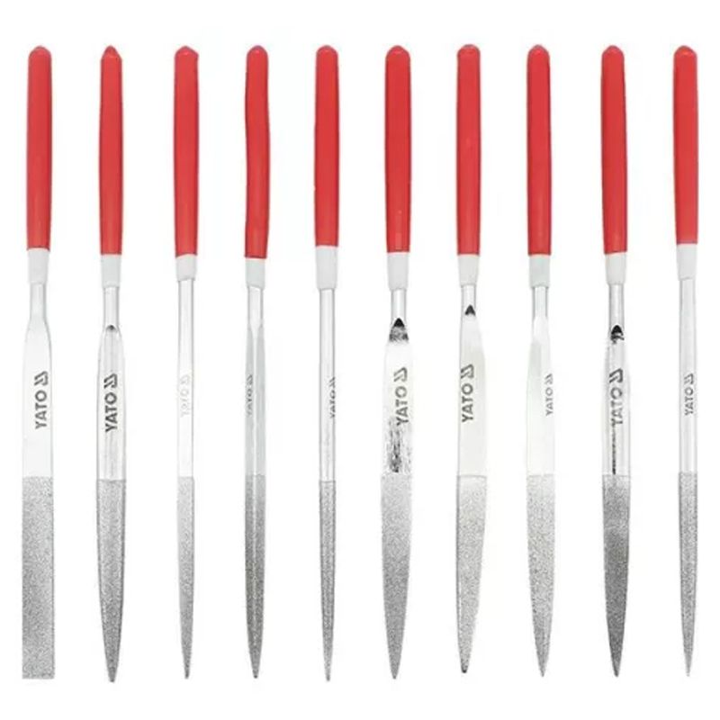 YATO 6151 TŰRESZELŐ KLT 150/10DB GYÉMÁNT MŰANYAG NYÉLLEL RESZELŐK, FARÁSPOLYOK YATO 6151 TŰRESZELŐ KLT 150/10DB GYÉMÁNT MŰANYAG NYÉLLEL RESZELŐK, FARÁSPOLYOK