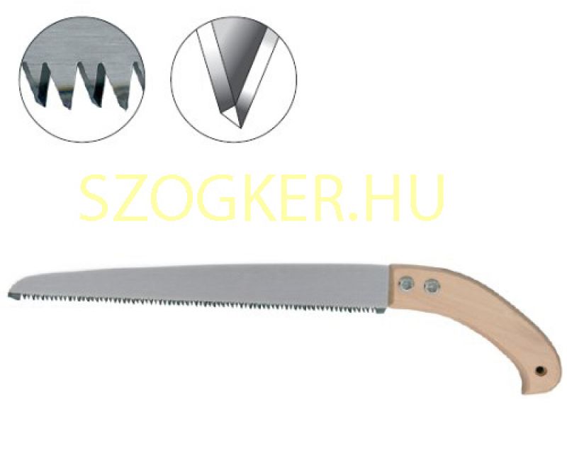 ÁGFŰRÉSZ FA NYELES 350mm PISZTOLY ALAKÚ IMPORT FAIPARI SZERSZÁMOK, FŰRÉSZEK