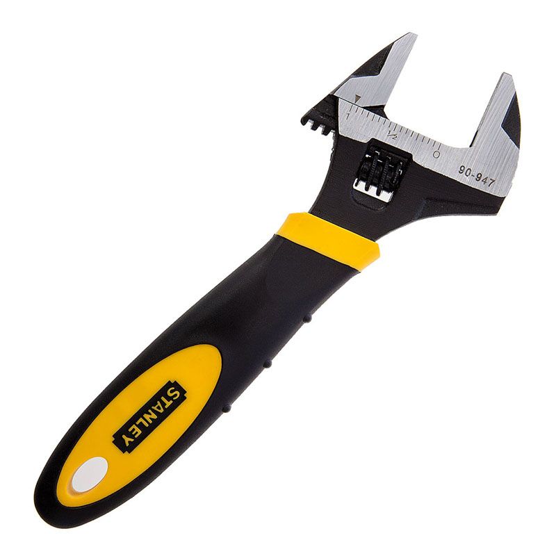 STANLEY 090947 ÁLLÍTHATÓ VILLÁSKULCS 150mm SÁRGA-FEKETE MŰANYAG MARKOLAT SZERSZÁM-KULCSOK STANLEY 090947 ÁLLÍTHATÓ VILLÁSKULCS 150mm SÁRGA-FEKETE MŰANYAG MARKOLAT SZERSZÁM-KULCSOK