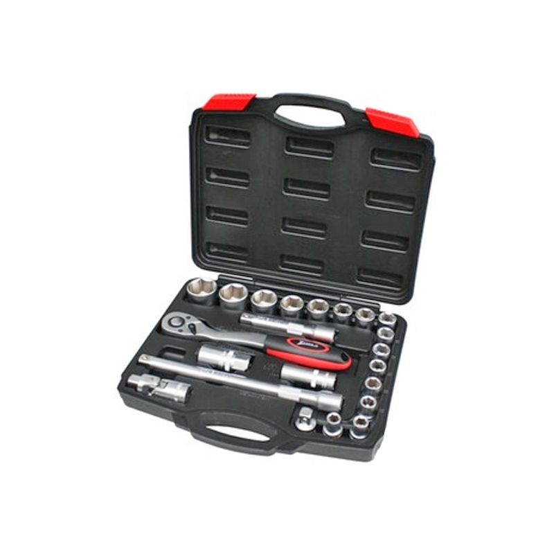 DUGÓKULCS KÉSZLET 1/2col 22részes 10-32mm Z-TOOLS 040106-0351 SZERSZÁM-KULCSOK DUGÓKULCS KÉSZLET 1/2col 22részes 10-32mm Z-TOOLS 040106-0351 SZERSZÁM-KULCSOK