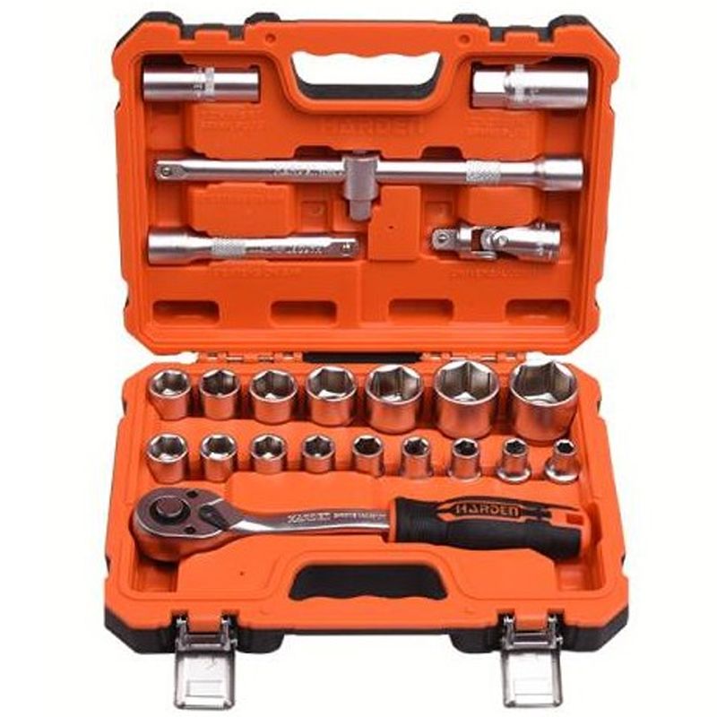 DUGÓKULCS KÉSZLET 23RÉSZES 1/2col, 8-32 HARDEN HD-510423 SZERSZÁM-KULCSOK DUGÓKULCS KÉSZLET 23RÉSZES 1/2col, 8-32 HARDEN HD-510423 SZERSZÁM-KULCSOK