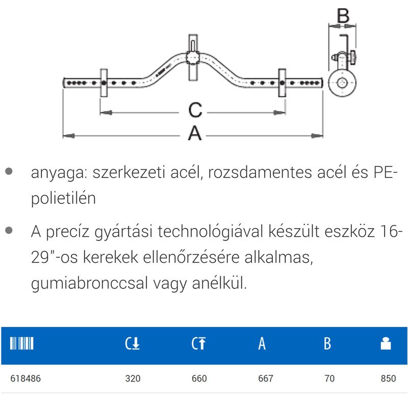 UNIOR 618486 KERÉK KÖZPONTOZÓ 1690/1 KERÉKPÁR CÉLSZERSZÁMOK UNIOR 618486 KERÉK KÖZPONTOZÓ 1690/1 KERÉKPÁR CÉLSZERSZÁMOK