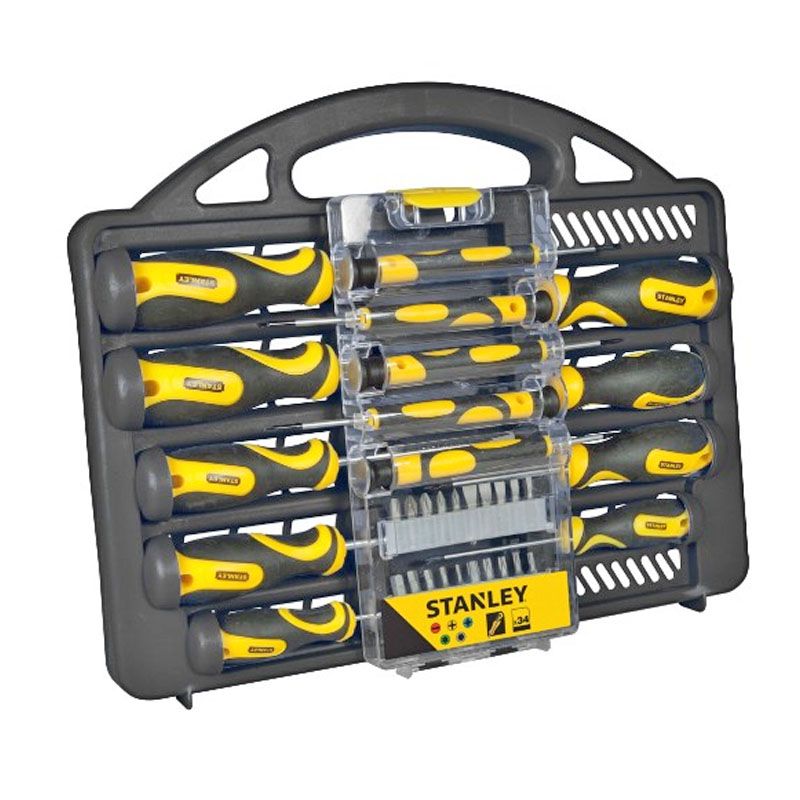 STANLEY STHT062141 CSAVARHÚZÓ KÉSZLET 34RÉSZES STANLEY STHT062141 CSAVARHÚZÓ KÉSZLET 34RÉSZES