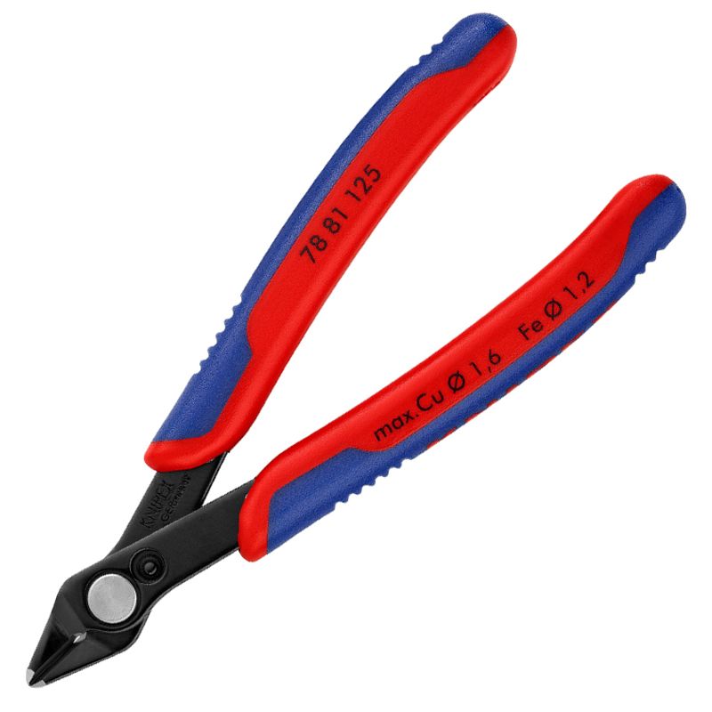 ELEKTRONIKAI FOGÓ 125mm OLDALCSÍPŐ KNIPEX 7881125 FOGÓK, CSIPESZEK ELEKTRONIKAI FOGÓ 125mm OLDALCSÍPŐ KNIPEX 7881125 FOGÓK, CSIPESZEK