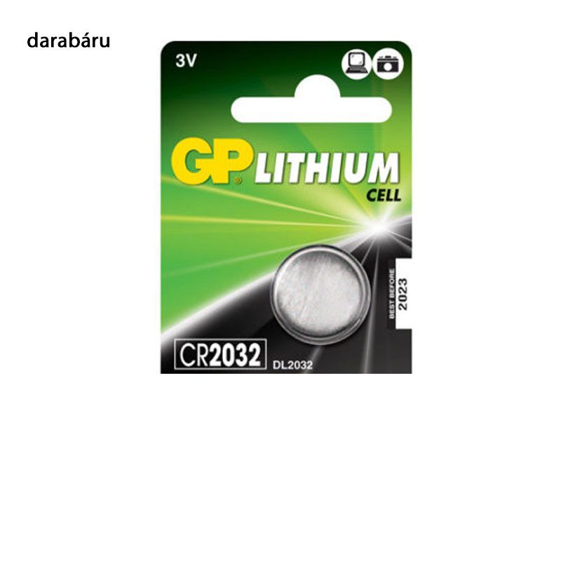 GOMBELEM LITHIUM 3V CR2032 GP CR2032 ELEMEK ÉS TÖLTŐK GOMBELEM LITHIUM 3V CR2032 GP CR2032 ELEMEK ÉS TÖLTŐK