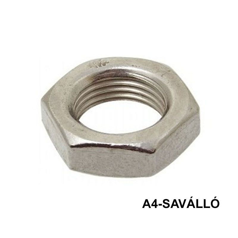 ALACSONY HATLAPÚ ANYA M10 DIN 439 A4 SAVÁLLÓ ANYACSAVAR ALACSONY HATLAPÚ ANYA M10 DIN 439 A4 SAVÁLLÓ ANYACSAVAR