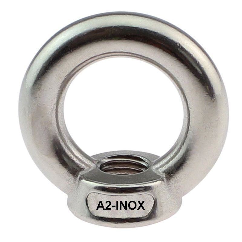 GYŰRŰS ANYA M12 DIN 582-A2 INOX IMPORT ANYACSAVAR