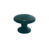 BÚTORGOMB D30 FESTETT TÜR.KÉK DOMBORÚ KARCOLT MAGYAR UTOLSÓ DARABOK BÚTORVERET