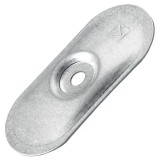 SZIG.TARTÓ TÁNYÉR-OVÁL FÉM D82*40*0,8 D7 furattal IMPORT SZIGETELŐANYAG RÖGZÍTÉS