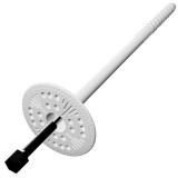 SZIGETELÉSTARTÓ  D10*380 MŰAG. FÉM ÉKKEL ÜREGES ÉPÍTŐANYAGHOZ IMPORT KI-380N ZP SZIGETELŐANYAG RÖGZÍTÉS