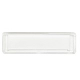 POSTALÁDA CÍMKE 75*18mm ÁTLÁTSZÓ MŰANYAG MAGYAR EGYEDI POSTALÁDA, LEVÉLBEDOBÓ