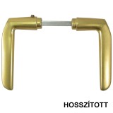 AJTÓKILINCS N°410 F3 ALU HOSSZÍTOTT TENGELLYEL 110/95mm MAGYAR ARANY SZÍN