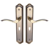 MALAGA KILINCSGARNITÚRA 92mm CILINDERES SÚROLT BRONZ MAESTRO 113MAMA06164 EGYEDI AJTÓKILINCS GARNITÚRA BELTÉRI