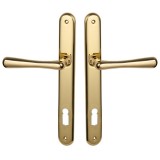 STEFÁNIA KILINCSGARNITÚRA 90mm KULCSOS CSILLOGÓ RÉZ MAESTRO 195217B01 AJTÓKILINCS GARNITÚRA BELTÉRI