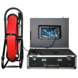 CSATORNAVIZSGÁLÓ KAMERA HD 30M KÁBELLEL 12LED 7c KIJELZŐ IMPORT CSAVAROZÓ