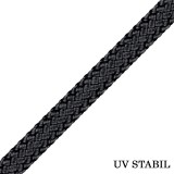 FONATOLT KÖTÉL UV STABIL D03 FEKETE POLIÉSZTER TB:190KG IMPORT KÖTÉL-ZSINÓR-ZSINEG-HEVEDER