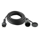 KÁBEL HOSSZABBÍTÓ LENGŐ 5MIP44 FÖLDELT-KÜLTÉRI 3*1.5mm FEKETE ENTAC ESEC44G-5 KÁBELDOB-HOSSZABBÍTÓ-ELOSZTÓ