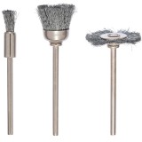 BOSCH 2609256554 DRÓTKEFE KÉSZLET 3DB-OS ACÉL DRÓTBÓL MINI  DRÓTKORONGOK ÉS KEFÉK