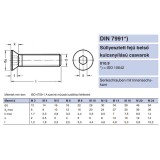 BK SÜLLYESZTETTFEJŰ M03*008 DIN 7991 10.9 NAT. IMPORT METRIKUS CSAVAROK