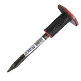 BETONVÉSŐ HEGYES 300mm KÉZVÉD. SZÜRKE-PIROS SZÍNŰ IMPORT ÉPÍTŐIPARI SZERSZÁMOK