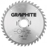 KÖRFŰRÉSZTÁRCSA D185*30/40F. FÁHOZ KEMÉNYFÉM GRAPHITE 55H600 KÖRFŰRÉSZ TÁRCSA