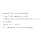 UNIOR 600361 CSILLAG-VILLÁSKULCS 10 120/1 HOSSZÍTOTT,FÉNYES  SZERSZÁM-KULCSOK