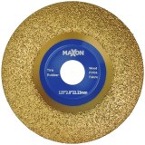 DIATECH CCW125CW CSISZOLÓTÁRCSA FÁHOZ D125*22.2 CCW-ECO GYÉMÁNTSZEMCSÉS FERDE  VÁGÁS,CSISZOLÁS ÉS POLÍROZÁS