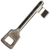 TITAN FORMAKULCS 7 D7 EGYTOLLÚ NIKKELEZETT  AJTÓZÁR