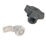 IBFM 152A KÉMÉNYZÁRHOZ KULCS MŰANYAG NÉGYSZÖG ALAKZAT  LEMEZ-POSTALÁDA-KÉMÉNYZÁR