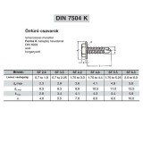 LEMEZCSAVAR ÖNFÚR.HLF D4.8*25 DIN 7504/K HG. FÚRÁSTELJ: 3mm IMPORT-OC
