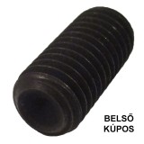 HERNYÓCSAVAR BK M3*4 DIN 916-45H NAT. BELSŐKÚPOS  METRIKUS CSAVAROK