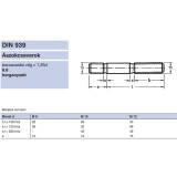 ÁSZOKCSAVAR M10*55 1.25d DIN 939-8.8 HG. UTOLSÓ DARABOK IMPORT METRIKUS CSAVAROK