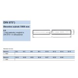 MENETESSZÁL M08*1*1000mm  8.8 DIN 975-976 NAT.-HG. IMPORT SPECIÁLIS KÖTŐELEMEK