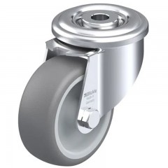 KERÉK GUMI FUTÓFEL. HÁTFURATOS D080 BEÁLLÓ BLICKLE LER-TPA 80G VILLÁS KEREKEK