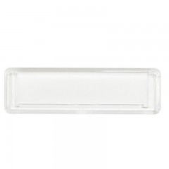 POSTALÁDA CÍMKE 75*18mm ÁTLÁTSZÓ MŰANYAG MAGYAR EGYEDI POSTALÁDA, LEVÉLBEDOBÓ