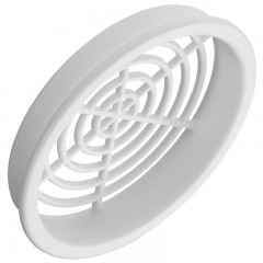 SZELLŐZŐKARIKA RÁCSOS FEHÉR 65/60/9 IMPORT SZELLŐZÉSTECHNIKA